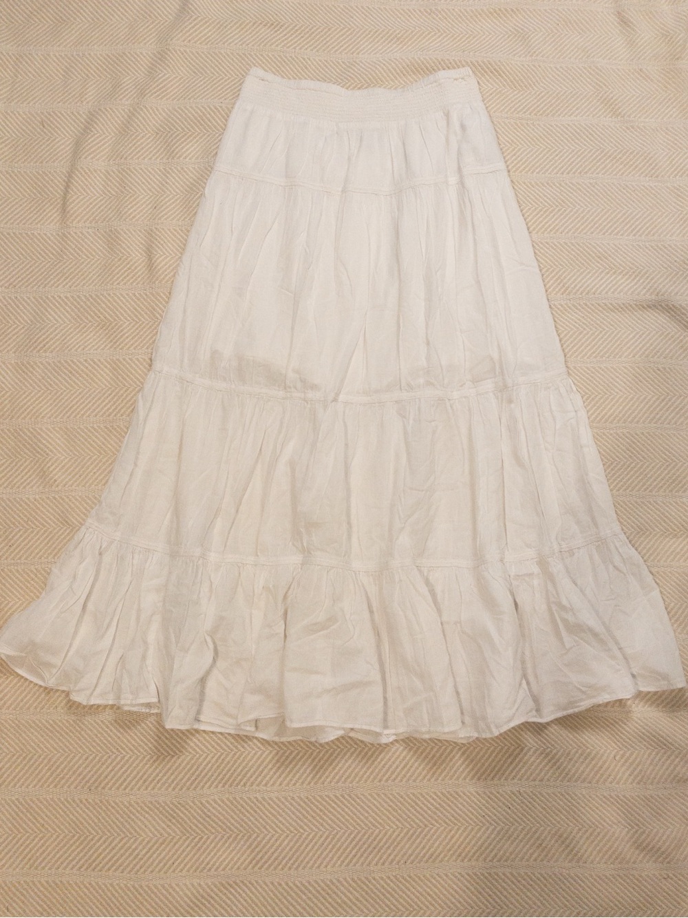 East 5th White Maxi Skirt
